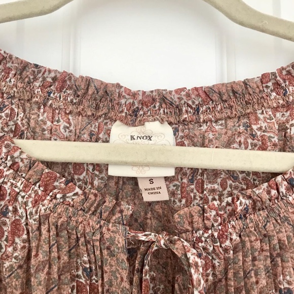 Knox Rose Boho Hippie Style Shirt NWOT - Picture 2 of 5
